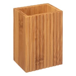 Bambusowy kubek łazienkowy Terre Wykonany z drewna bambusowego, stylowy i minimalistyczny, pojemnik na szczoteczki i kosmetyki 5five Simply Smart