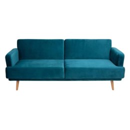 Rozkładana sofa 3 osobowa Jack Velvet Drewniany korpus, siedzisko wykonane z wysokiej jakości aksamitnej tkaniny, mebel do samod ATMOSPHERA