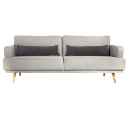 Rozkładana sofa 3 osobowa Jack Drewniany korpus, siedzisko wykonane z wysokiej jakości tkaniny, mebel do samodzielnego montażu ATMOSPHERA