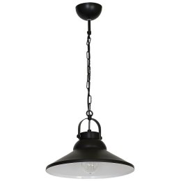 Lampa żyrandol industrialna IRON LOFT Wykonana w całości z metalu, stylowa i modna lampa sufitowa w kolorze czarnym Luminex