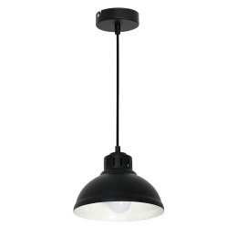 Lampa żyrandol industrialna Sven czarna Wykonana w całości z metalu, stylowa i modna lampa sufitowa w kolorze czarnym Luminex