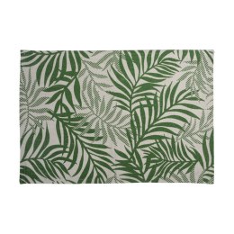 Dywanik bawełniany liście zieleń 60x90cm Bawełniany dywanik, zdobiony wzorem liści, prostokątny kształt i oryginalna kolorystyka H&S Decoration