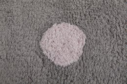 Dywan bawełniany Topos Tricolor Grey Pink 120x160 cm