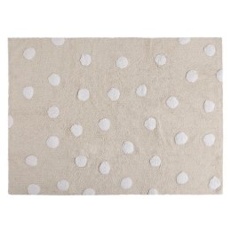 Lorena Canals Dywan bawełniany Topos Crema/Beige 120 x 160 cm