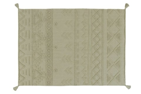 Dywan bawełniany Tribu Olive S 120x160 cm Lorena Canals