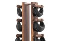 Hantle  SwingBell 2-8 Kg ze stojakiem Tower Classic Orzech Skóra