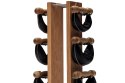 Hantle  SwingBell 2-8 Kg ze stojakiem Tower Oak Dąb Skóra