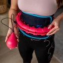 OHA01 HULA HOP RED Z WYPUSTKAMI I OBCIĄŻNIKIEM ONE FITNESS