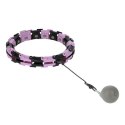 FH04 VIOLET/BLACK HULA HOP Z OBCIĄŻNIKIEM I LICZNIKIEM STOCK