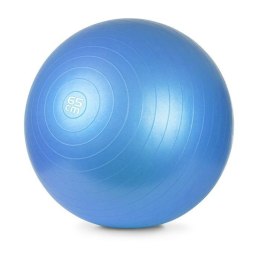 Piłka fitness Meteor z pompką 65 cm niebieski