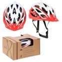 MTW210 BIAŁO-CZERWONY ROZM. L (59-65CM) KASK NILS EXTREME