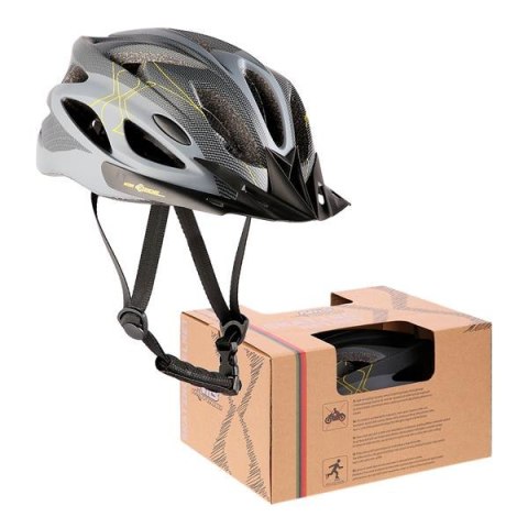 MTW291 SZARO-CZARNY ROZM. M (51-60CM) KASK NILS EXTREME