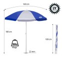 NC7813 PARASOL PLAŻOWY 180 CM NILS CAMP