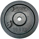 OBCIĄŻENIE ŻELIWNE CZARNE 10 KG BEST SPORTING FI 30MM