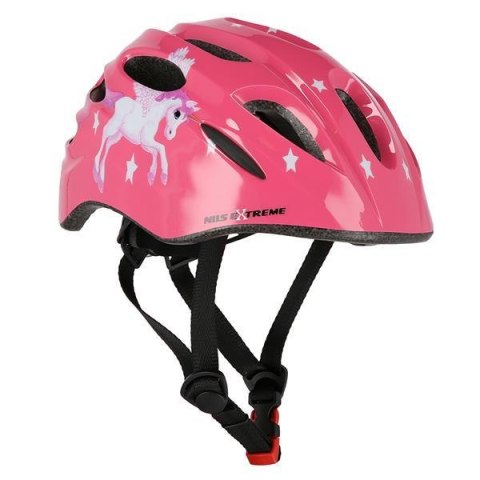 MTW01 LED różowy ROZM. S (47-55 cm) KASK NILS EXTREME