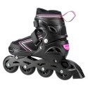 NH11912 A 2w1 BLACK/PINK ROZM. S(31-34) ŁYŻWOROLKI Z WYM. PŁ. HOKEJOWĄ NILS EXTREME