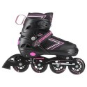 NH11912 A 2w1 BLACK/PINK ROZM. S(31-34) ŁYŻWOROLKI Z WYM. PŁ. HOKEJOWĄ NILS EXTREME