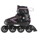 NH11912 A 2w1 BLACK/PINK ROZM. S(31-34) ŁYŻWOROLKI Z WYM. PŁ. HOKEJOWĄ NILS EXTREME