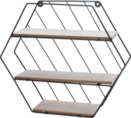 Półka ścienna heksagon Rack