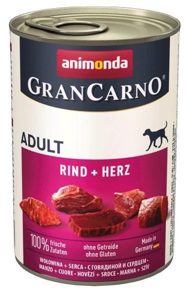 Animonda GranCarno Original Adult Herz Serca puszka 400g