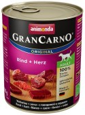 Animonda GranCarno Original Adult Herz Serca puszka 800g