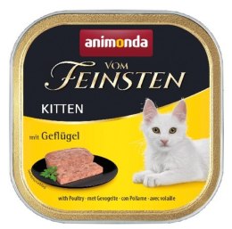 Animonda vom Feinsten Cat Kitten z Drobiem tacka 100g