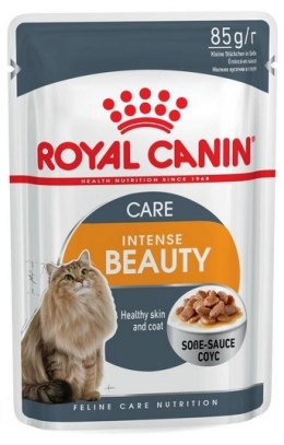 Royal Canin Hair & Skin Care w sosie karma mokra dla kotów dorosłych, zdrowa skóra, piękna sierść saszetka 85g