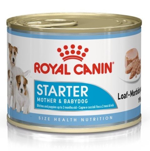 Royal Canin Starter Mother&Babydog karma mokra - mus, dla suk w czasie ciąży, laktacji oraz szczeniąt puszka 195g