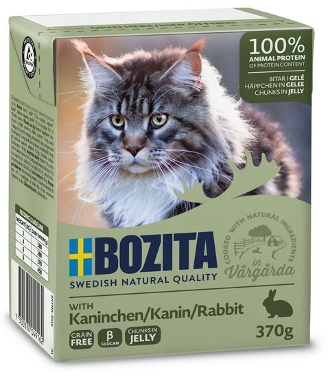 Bozita z Królikiem kawałki w galaretce kartonik 370g