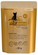 Catz Finefood Classic N.07 Wołowina i cielęcina saszetka 85g