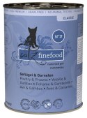 Catz Finefood Classic N.17 Drób i Krewetki puszka 400g