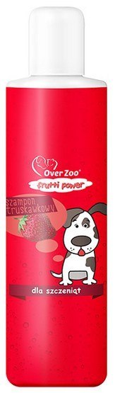 Over Zoo Frutti Power Szampon o zapachu truskawkowym - dla szczeniąt 200ml