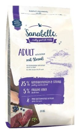 Sanabelle Adult Strauss - ze strusiem 2kg