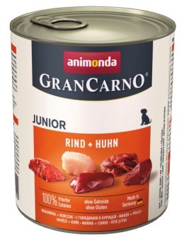 Animonda GranCarno Original Junior Rind Huhn Wołowina + Kurczak puszka 800g