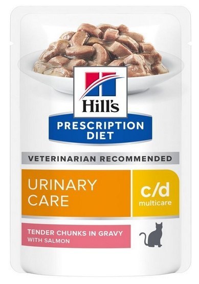 Hill's Prescription Diet c/d Feline z Łososiem saszetka 85g