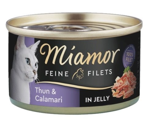 Miamor Feine Filets Dose Thunfisch & Calamari - tuńczyk i kalmary 100g