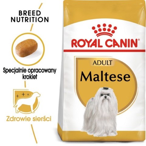 Royal Canin Maltese Adult karma sucha dla psów dorosłych rasy maltańczyk 1,5kg