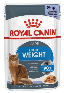 Royal Canin Light Weight Care w galaretce karma mokra dla kotów dorosłych, z tendencją do nadwagi saszetka 85g