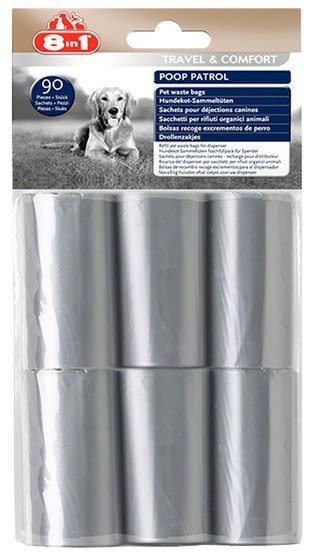 8in1 Worki na odchody Poop Patrol Pet Waste Bags - 6 rolek