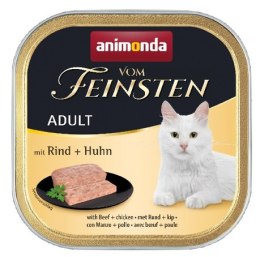 Animonda vom Feinsten Cat Adult Wołowina z Kurczakiem tacka 100g