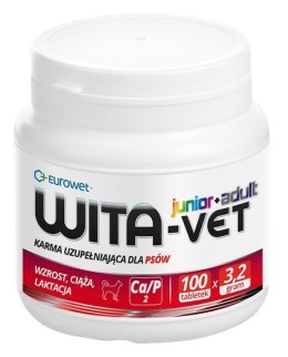 Wita-Vet Complex CA/P=2 3,2g 100tabl. - preparat witaminowy dla ciężarnych suk i szczeniąt