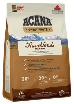 Acana Highest Protein Ranchlands Dog 2kg