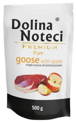 Dolina Noteci Premium Pies Pure Gęś i jabłko saszetka 500g