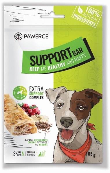 Pawerce Support Bar Small Breeds 3szt/op 105g/12cm