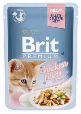 Brit Premium Cat Kitten Fillets with Chicken saszetka 85g