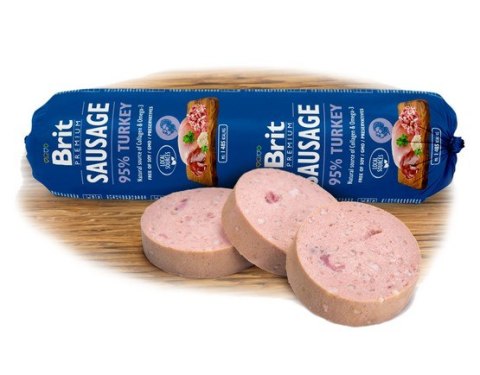 Brit Premium Sausage Turkey 800g