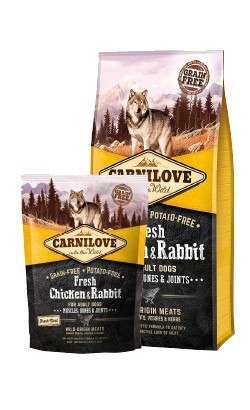 Carnilove Dog Fresh Chicken & Rabbit Adult - kurczak i królik 12kg