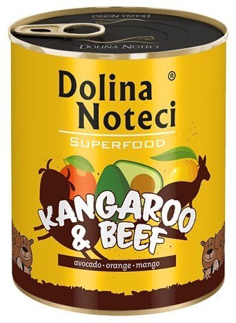 Dolina Noteci Superfood Pies Kangur i wołowina puszka 800g