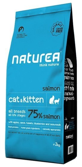 Naturea Cat & Kitten Łosoś 100g