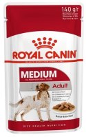 Royal Canin Medium Adult karma mokra w sosie dla psów dorosłych, ras średnich saszetika 140g